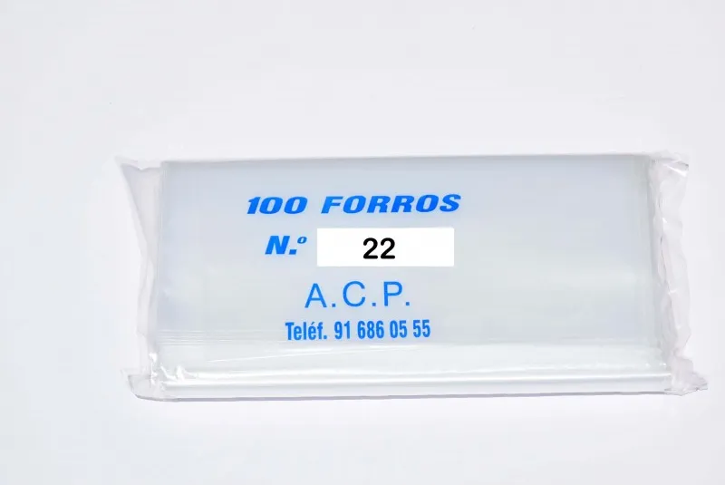 Forros Plástico para Libros 22 cm