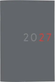 PLANIFICADOR AGENDA MES VISTA Y11 165X240 2027 GRIS