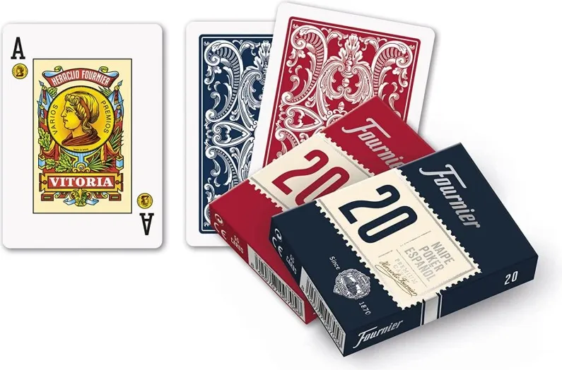BARAJA POKER ESPAÑOL Nº 20 (55 cartas) FOURNIER