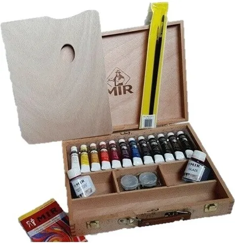 CAJA ACADEMIA No 4  ACRÍLICO VII 2017