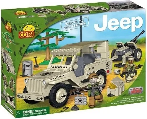 JUEGO CONSTRUCCIÓN 200 PIEZAS JEEP WILLYS