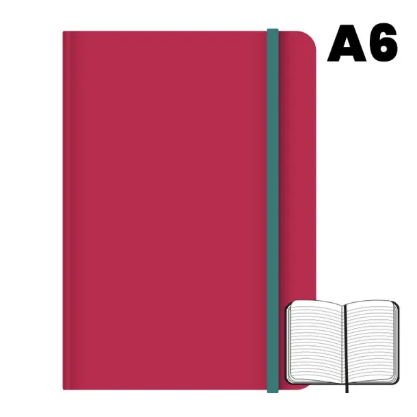 LIBRETA CAMPUS A6 96H 75G HORIZONTAL ROJO