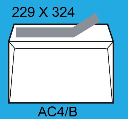 SOBRES AUTOSAM 229X324 BLANCO C/250