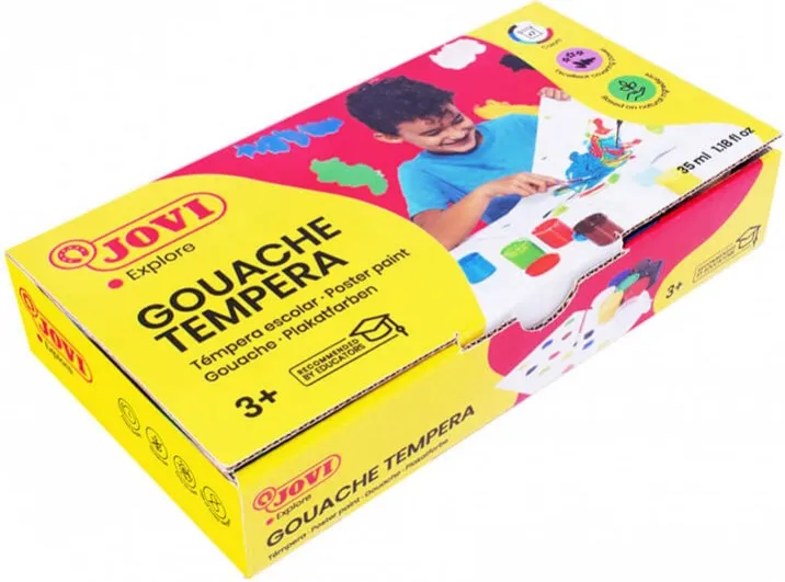 Témpera Jovi 507 c/7 colores 35ml