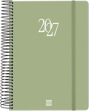 AGENDA ESPIRAL MY E10 155X212 1DP 2027 VERDE