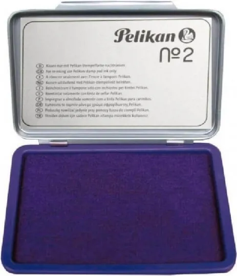 Tampón Pelikan Nº2 Violeta 7x11cm
