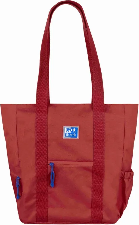 BOLSO TOTE BAG OXFORD B-TRENDT BURDEOS