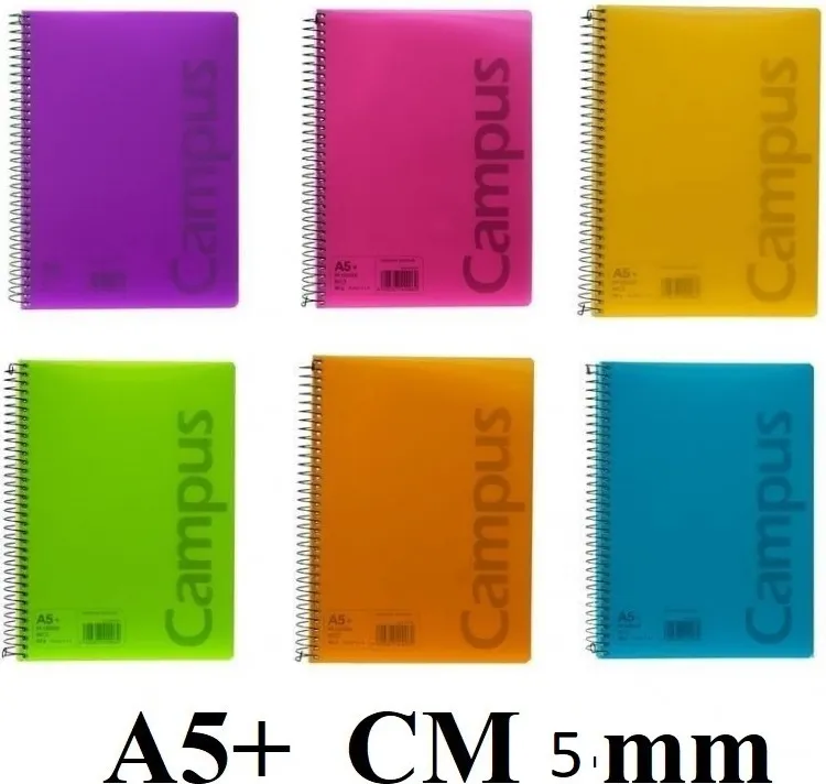 BLOC A5 CAMPUS 90H C.M.5mm TAPA POLIPROPILENO