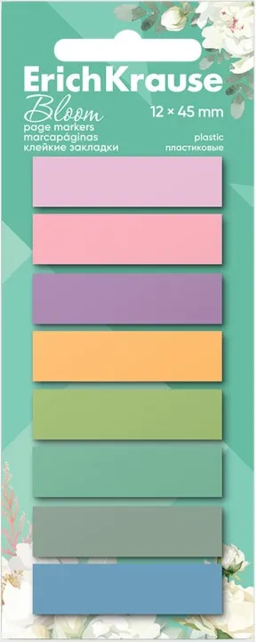 SEÑALIZADOR PASTEL BLOOM 12X45 160H 8 COLORES