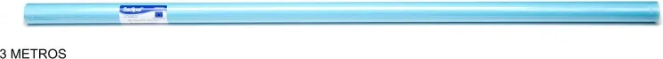 ROLLO PAPEL KRAFT 1X3 AZUL TURQUESA