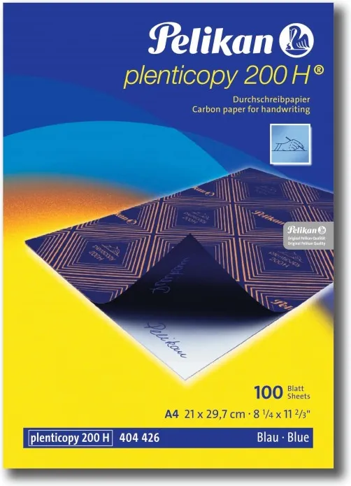 Papel Carbón Pelikan Plenticopy Azul A4 100H