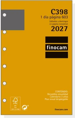 RECAMBIO FINOCAM C398 603 79x127 1DP 2027
