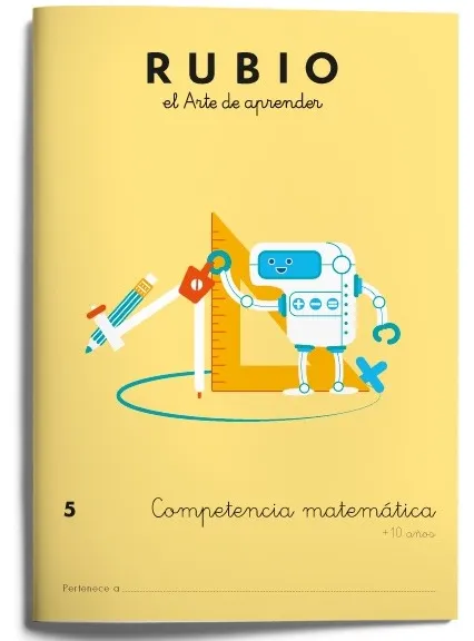 CUADERNO RUBIO COMPETENCIA MATEMÁTICA 5