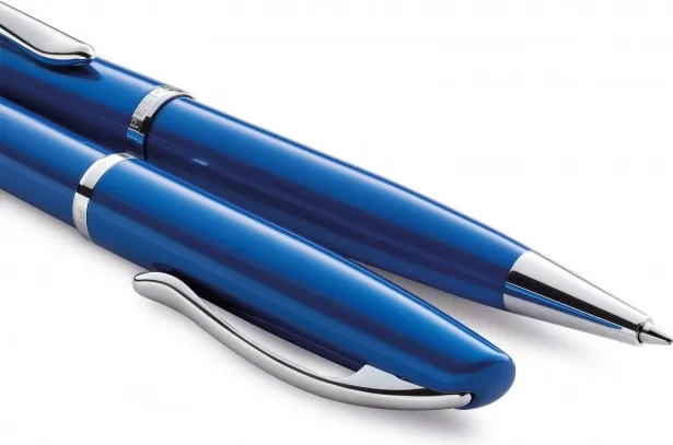 JUEGO PLUMA Y BOLÍGRAFO PELIKAN JAZZ ELEGANCE AZUL