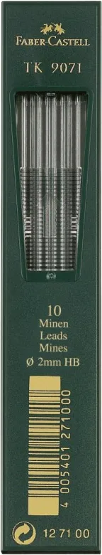 MINAS FABER CASTELL 2 MM HB