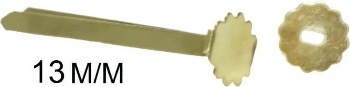 ENCUADERNADOR LATON C/ARAND.13MM/100U