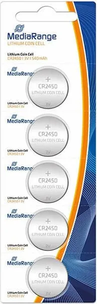 PILAS MEDIARANGE BOTON CR2450 BLISTER 5UND