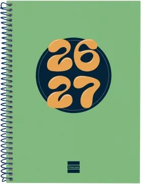 AGENDA FINOCAM COOL 1/4 SV HORIZ.VERDE 26-27