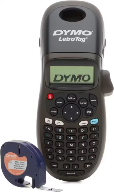 MAQUINA DYMO LETRATAG 100H NEGRA