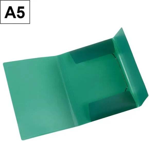 CARPETA POLIPROPILENO A5 SOLAPA VERDE