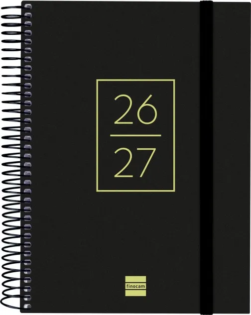 AGENDA FINOCAM SECUNDARIA 1/4 1DP NEGRO 26-27