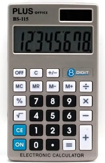 CALCULADORA PLUS BS-115  8 DÍGITOS