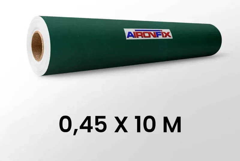 ROLLO TERCIOPELO AIRONFIX VERDE 0,45x10M