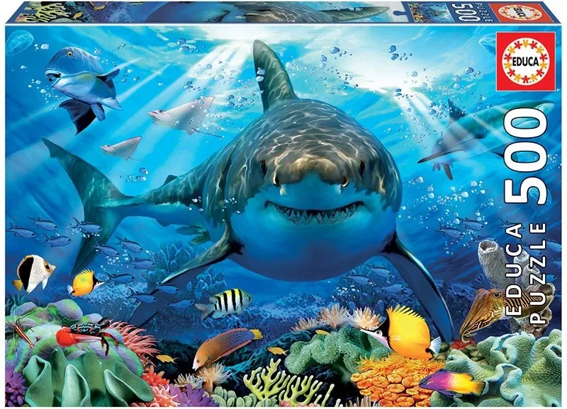 PUZZLE 500 GRAN TIBURÓN BLANCO