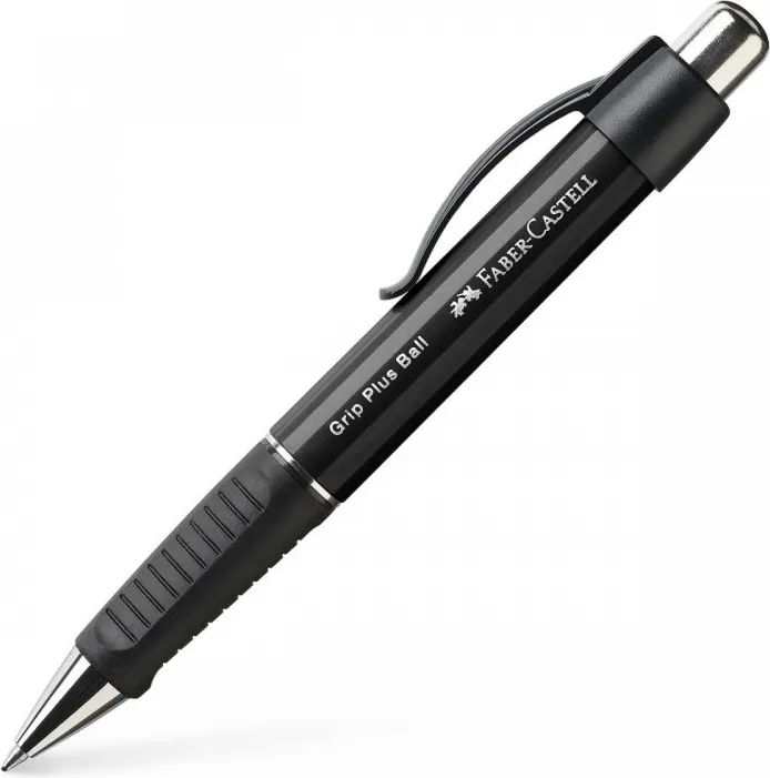 Bolígrafo Faber CASTELL GRIP PLUS NEGRO