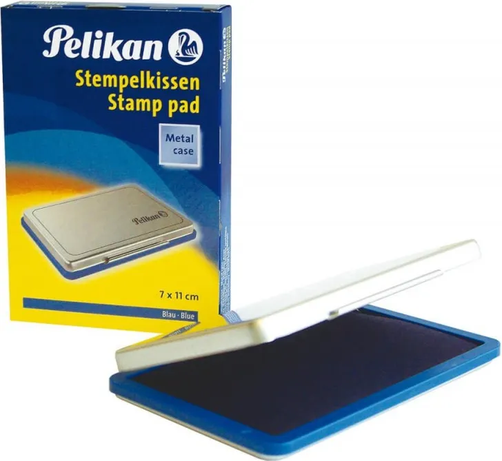 Tampón Pelikan Nº2 Azul 7x11cm