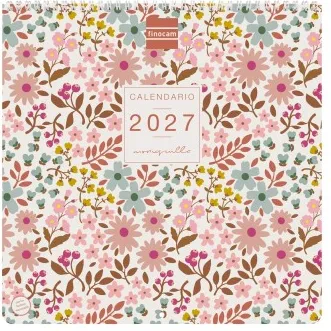 CALENDARIO PARED ART 30X30 FRASES MONIQUILLA 2027