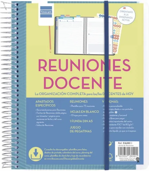 LIBRETA DE REUNIONES DOCENTE 1/4