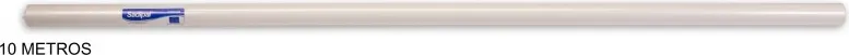 ROLLO PAPEL KRAFT 1X10 BLANCO