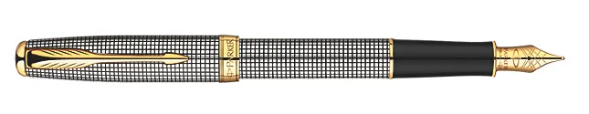 PLUMA PARKER SONNET PLATA CISELÉ GT