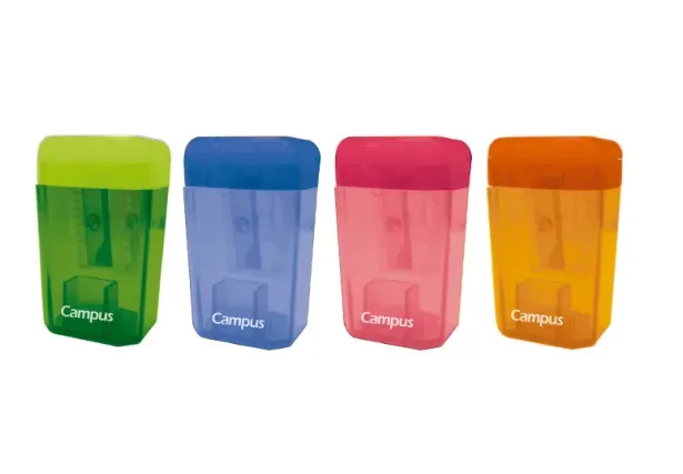 SACAPUNTAS DEPÓSITO CAMPUS COLORES VIVOS