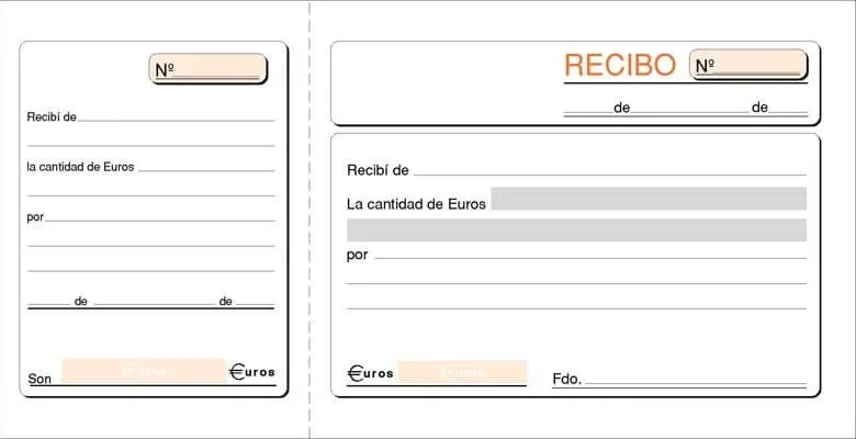 TALONARIO RECIBO 21X10,5 CM SIMPLE T-16
