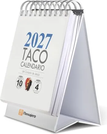 TACO CALENDARIO CORAZÓN DE JESÚS MESA 2027