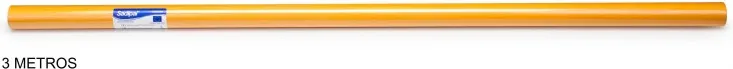 ROLLO PAPEL KRAFT 1X3 AMARILLO ORO