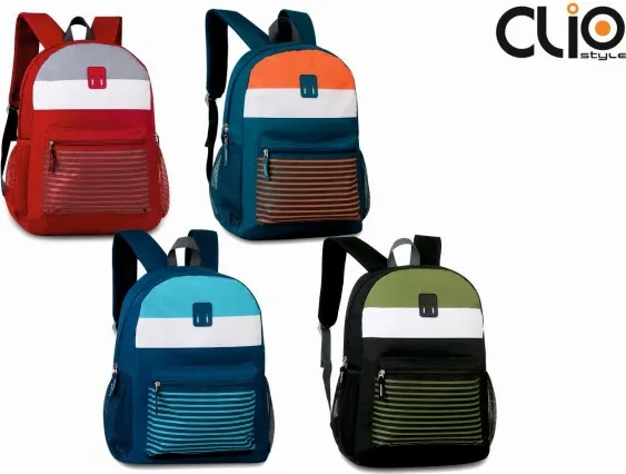MOCHILA CLIO BEACH 43X30X13 C/2 CREMALLERAS