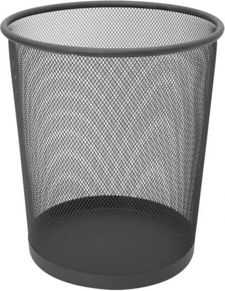 PAPELERA PLUS METAL GRANDE GRAFITO