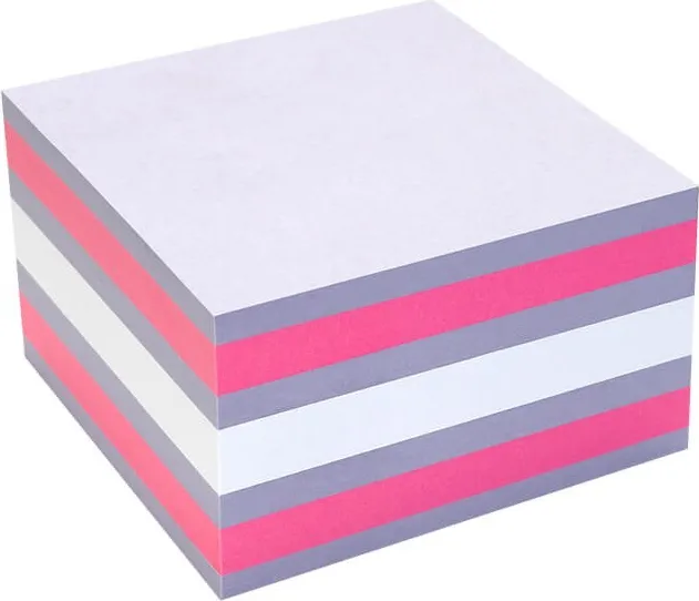 NOTAS ADHESIVAS CUBO 75X75 COLORES