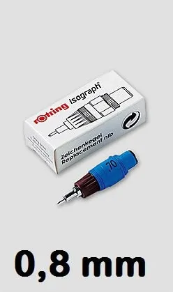 Recambio Puntera ROTRING Isograph 0,8