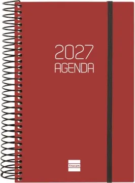 AGENDA OPAQUE E5 117x181 1DP 2027 BURDEOS