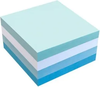 NOTAS ADHESIVAS CUBO 75X75 COLORES