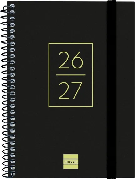 AGENDA FINOCAM SECUNDARIA 1/8 SV HORIZ.NEGRO 26-27