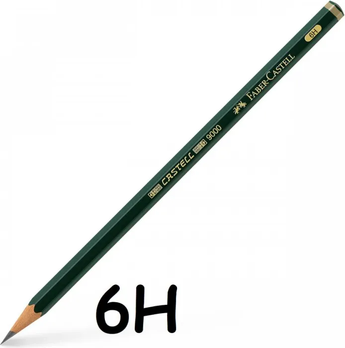 LAPIZ Faber Castell 9000- 6H
