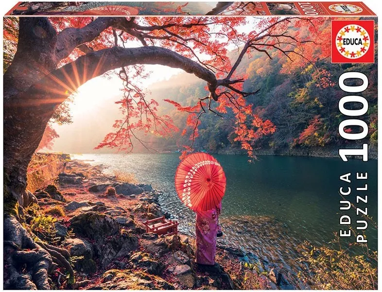 PUZZLE 1000 AMANECER EN EL RÍO KATSURA, JAPÓN