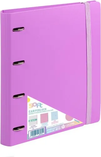 CARPEBLOC A4 4AN FOAM SOFT POLIPROPILENO MALVA