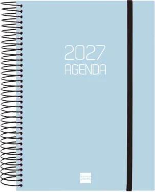 AGENDA OPAQUE E10 155x212 1DP 2027 CELESTE
