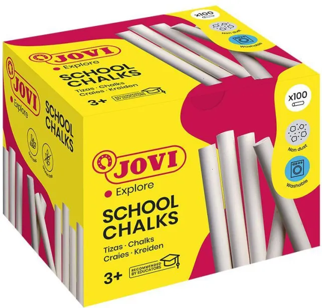 TIZAS JOVI BLANCAS REDONDAS 100UND
